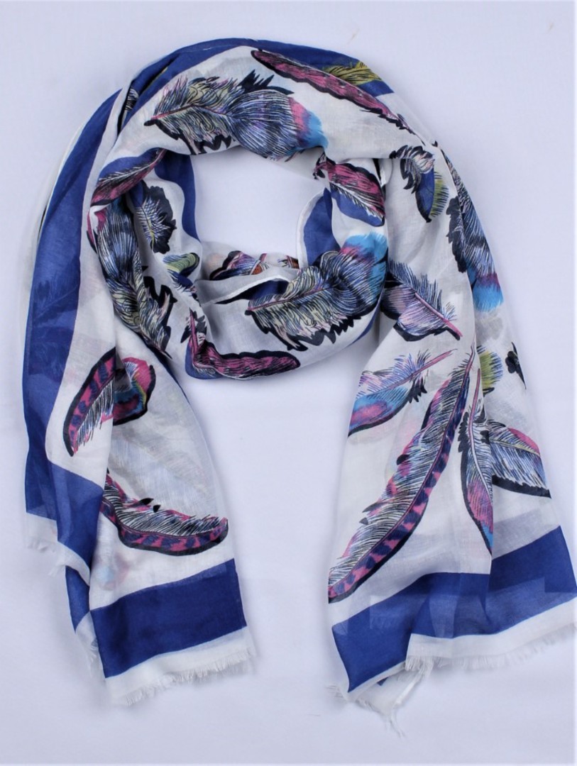 Alice & Lily printed scarf blue Style : SC/4793BLU image 0